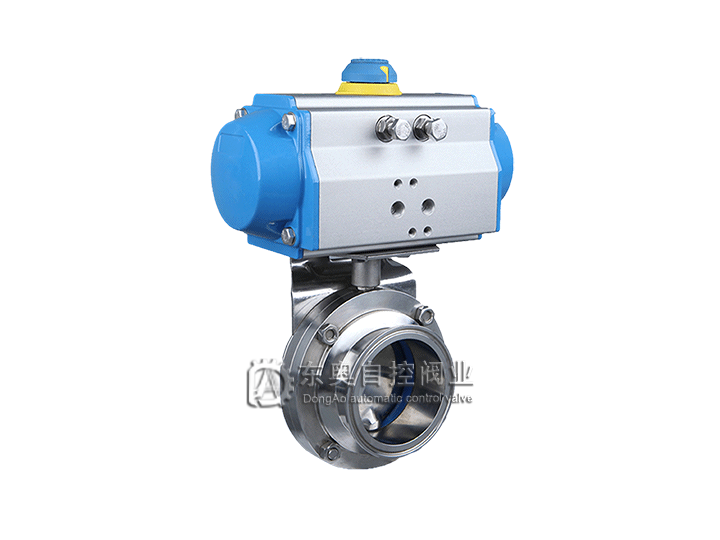 氣動衛生級卡箍蝶閥